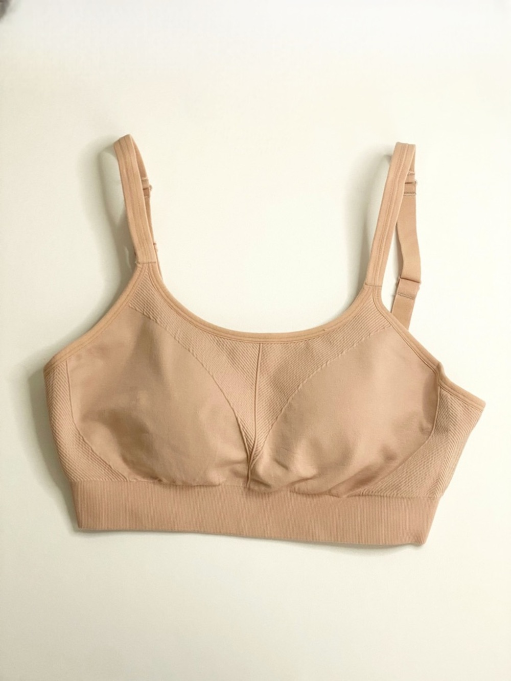 Soma Nude Sleep Bra Medium Removable Pads Wireless Lounge Comfort Bra